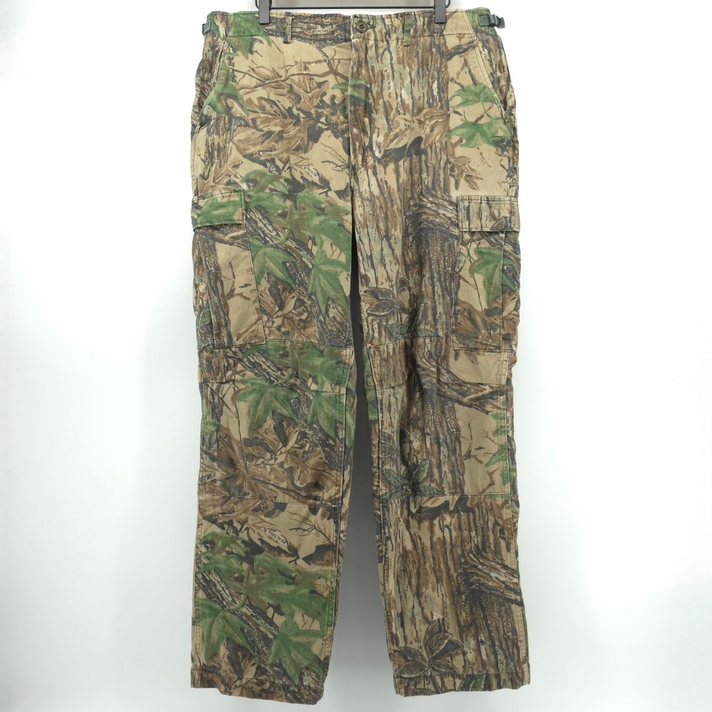Rattlers Brand Mens Cargo Pants Realtree Camo Large Brown Hunting Gorpcore‎